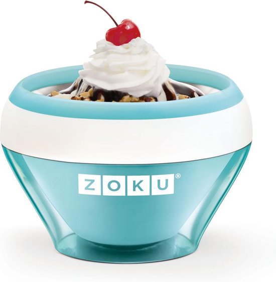 Mening tank filosoof Zoku Ice Cream IJsmaker - Turquoise | bol.com