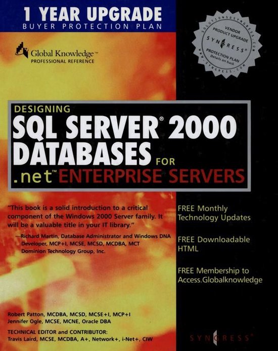 Designing SQL Server 2000 Databases - cover