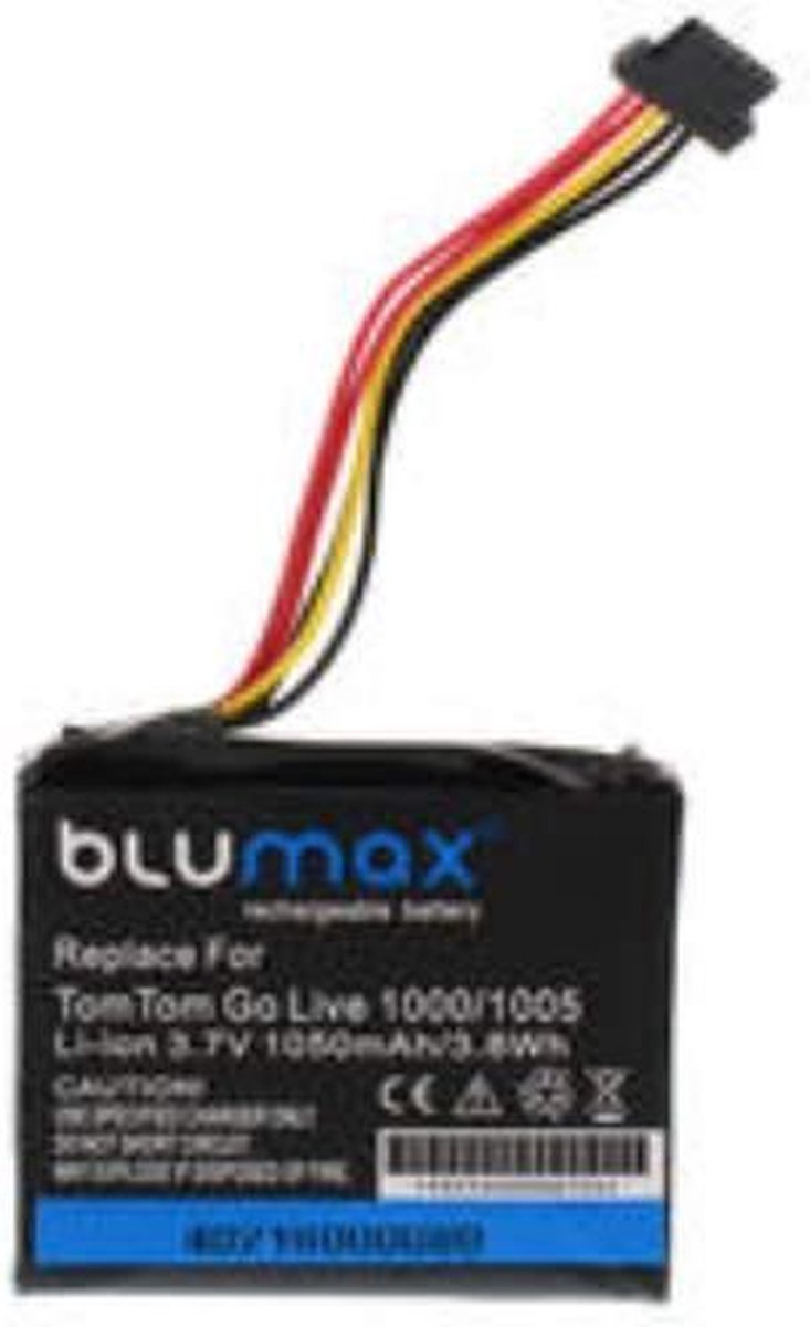 Blumax Battery for TomTom Go Live 1000 / 1005 1050mAh | bol.com