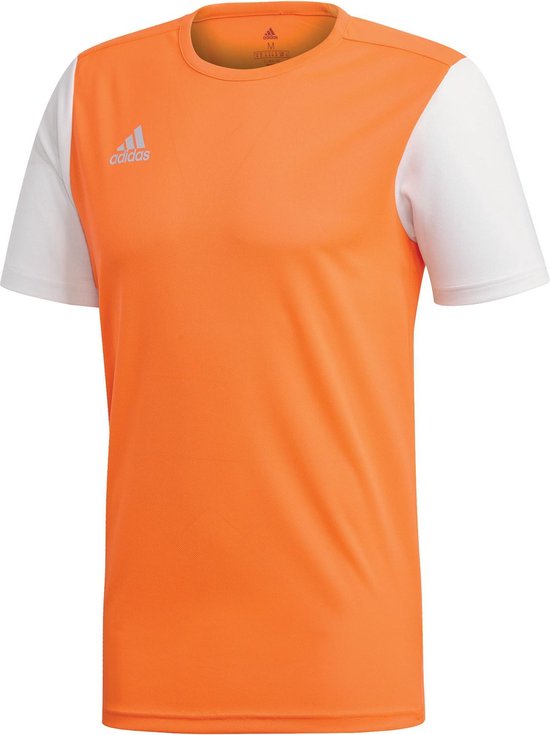 adidas Estro 19  Sportshirt - Maat 140  - Jongens - oranje/wit