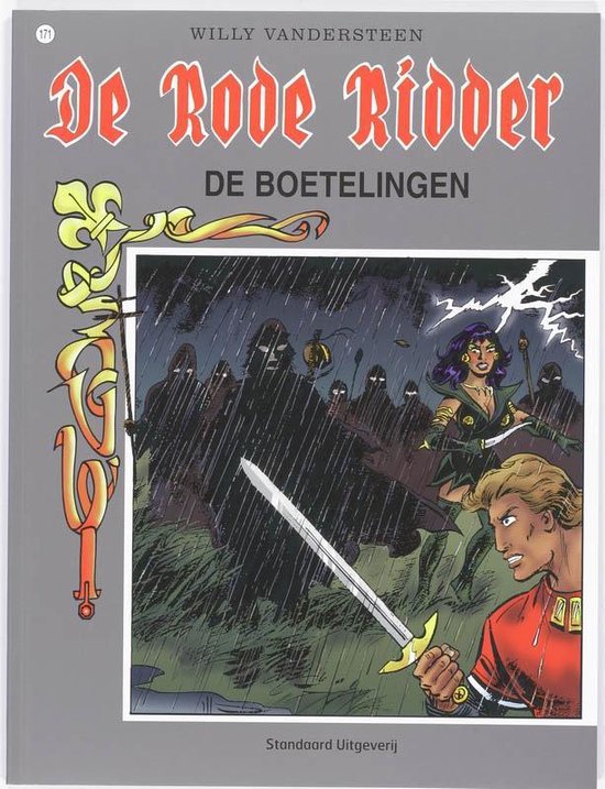 Cover van het boek 'Rode Ridder / 171 De boetelingen' van Willy Vandersteen en Karel Biddeloo