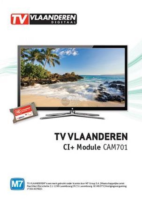 TV Vlaanderen M7 CAM-701 CI+ module incl. ingebouwde smartcard | bol