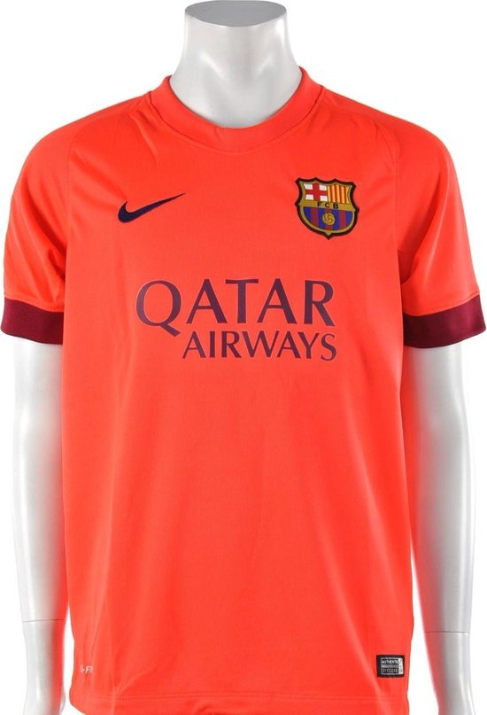 Saga Dragende cirkel Spreek uit Nike FC Barcelona Short Sleeve Away Stadium Jersey - Sportshirt - Kinderen  - Maat 128... | bol.com
