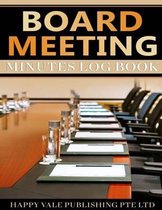 Board Meeting Minutes Log Book