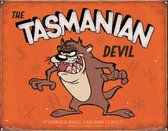Tasmanian Devil Wandbord - Metaal - 30 x 40 cm