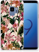 TPU Siliconen Hoesje Flowers Geschikt voor Samsung Galaxy S9