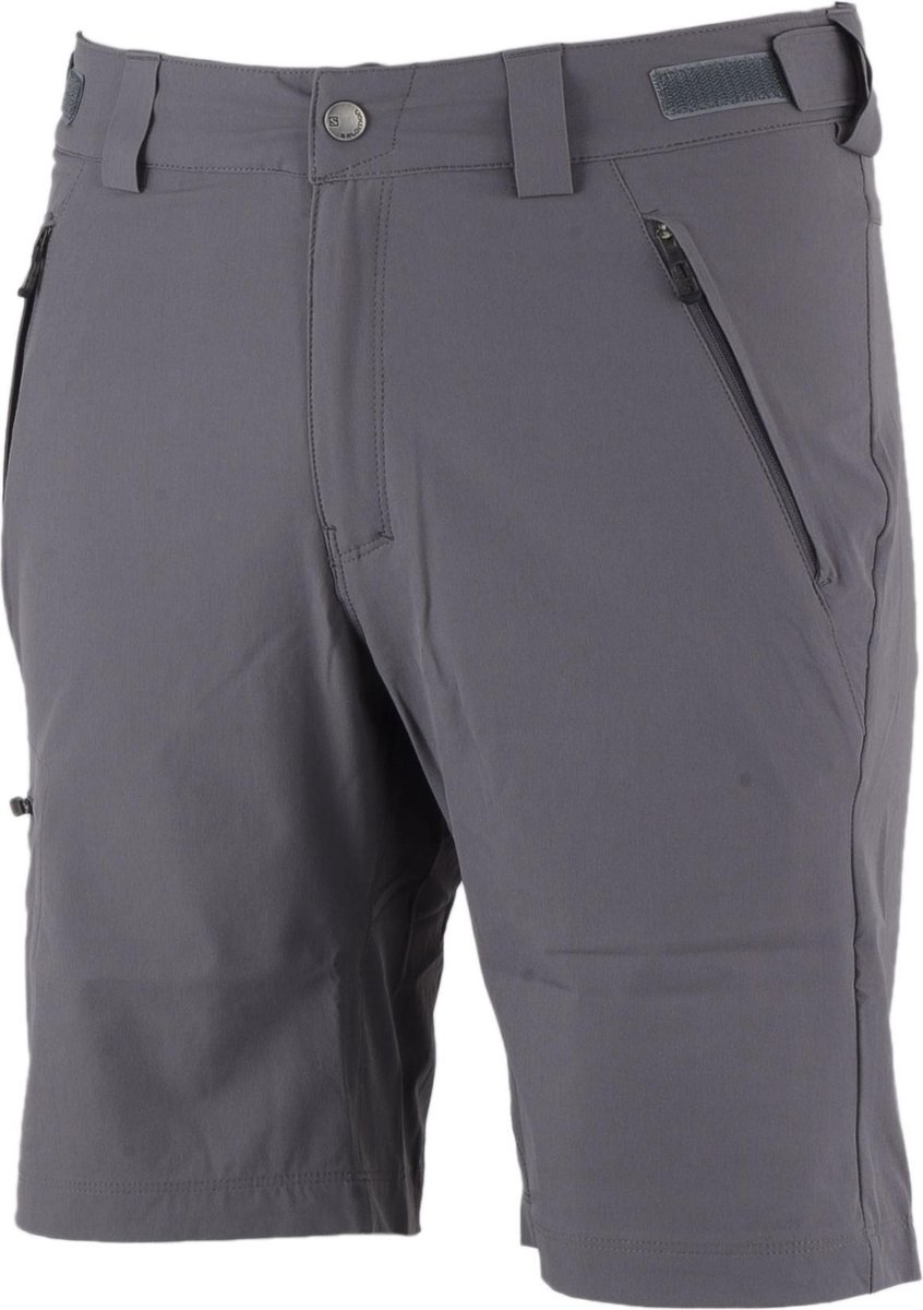 Salomon Wayfarer Short heren Outdoorbroek – Mannen Grijs