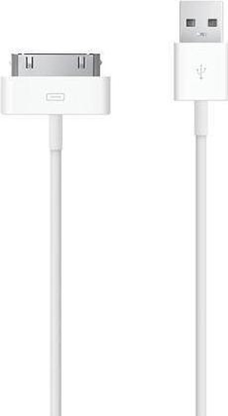 mager Definitief Monetair USB 30 pin kabel oplader voor Apple iPhone 3G / 3GS / 4 / 4S - 1 meter -  Wit - OPSO | bol.com