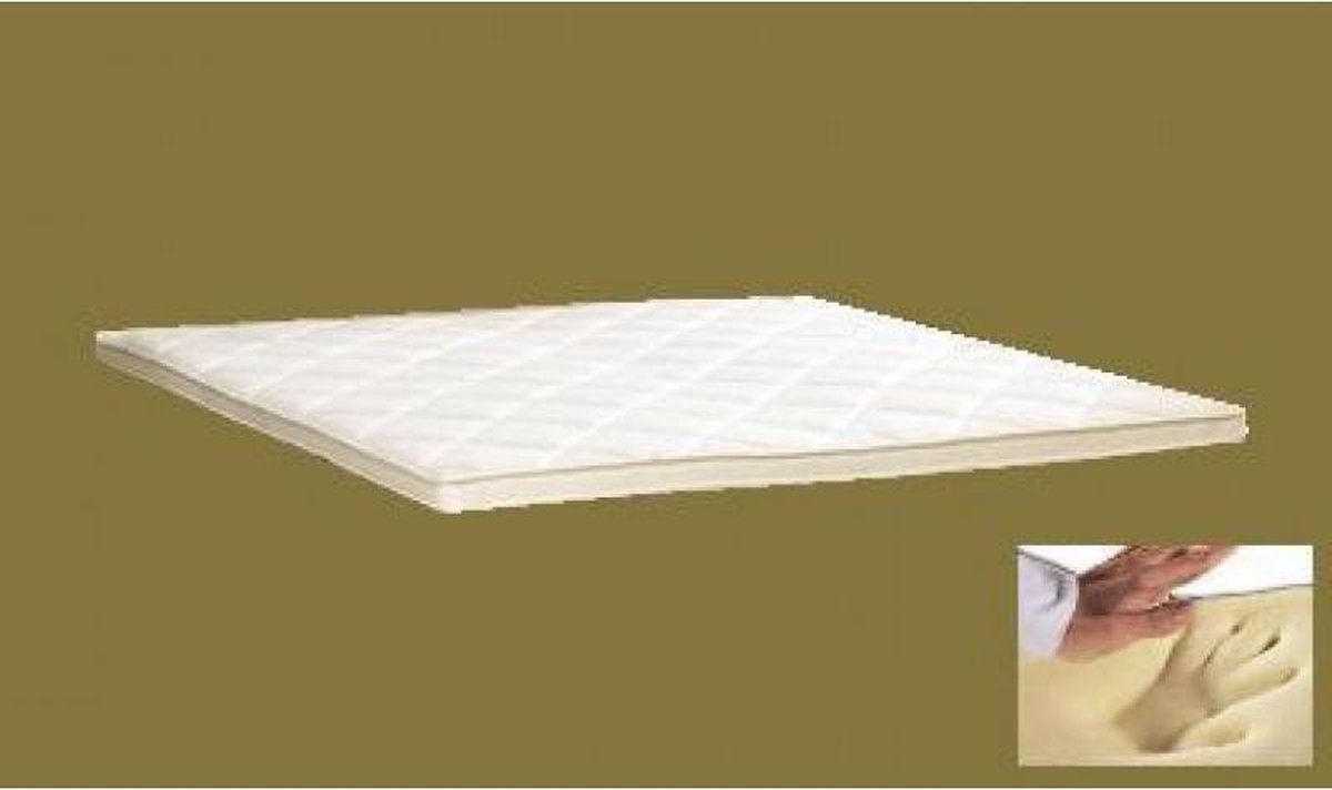 Topper NASA Deluxe 6cm 160x210 - Traagschuim topper 160x210