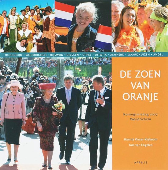 Cover van het boek 'Een zoen van Oranje' van H. Visser-Kieboom en T. van Engelen