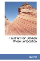 Materials for German Prose Composition
