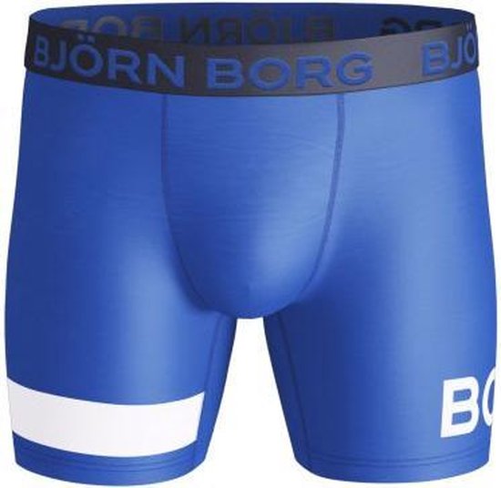 Bjorn Borg Sportonderbroek performance - 1p SHORTS BB COURT BORG - blauw -  mannen - M | bol.com