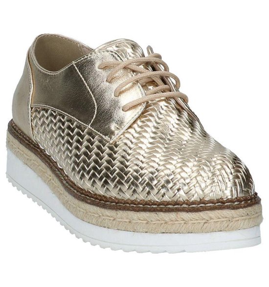 Gouden DEL Carlo Veterschoenen voor Dames • Tot 30% Korting • Dresscode.nl