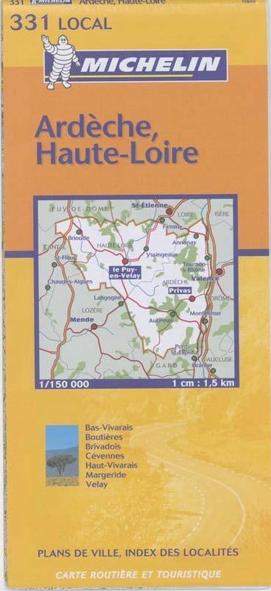 Michelin Ardeche, Haute-Loire - cover