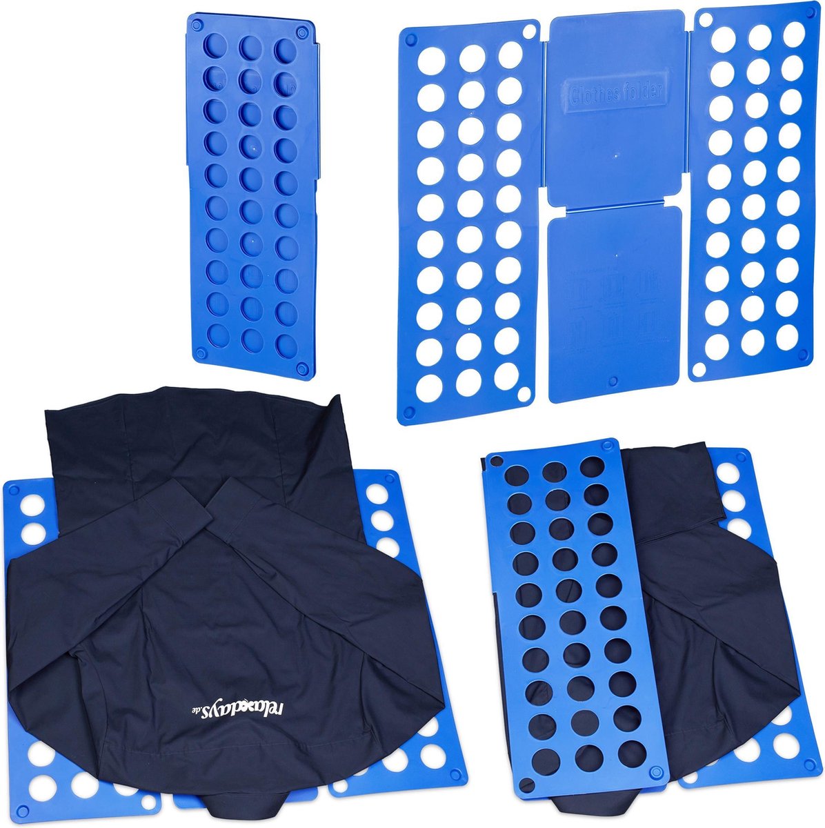 Relaxdays Vouwplank - Flexibele Flipfold - 68 x 57 cm