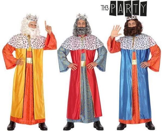 Kostuums voor Volwassenen Th3 Party 1354 Wizard king melchior