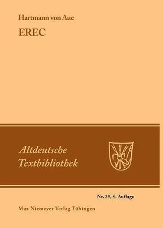 Hartmann Von Aue Erec Erec, Hartmann Von Aue | 9783110483277 | Boeken | bol.com
