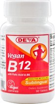 Vegan B12 Sublingual (90 Tablets) - Deva