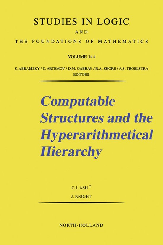 Computable Structures and the Hyperarithmetical Hierarchy - cover
