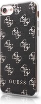 Guess soft TPU case 4G - zwart & zilver - voor Apple iPhone 7;Apple iPhone 8