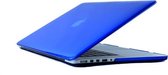 Macbook Case voor Macbook Pro Retina 15 inch - Laptoptas - Matte Hard Case - Blauw