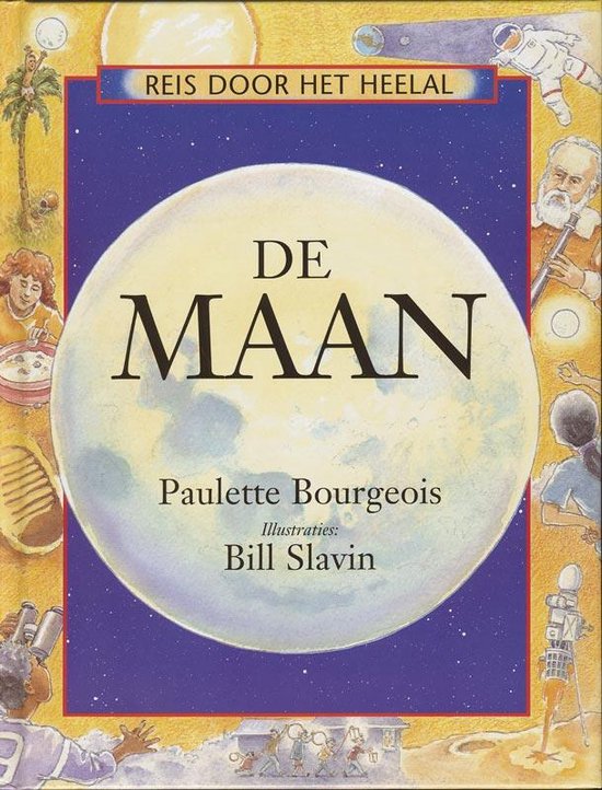 Cover van het boek 'De maan' van Paulette Bourgeois