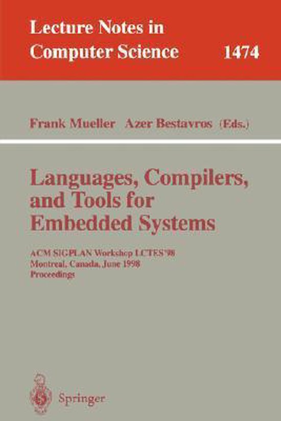 Languages, Compilers, and Tools for Embedded Systems - cover