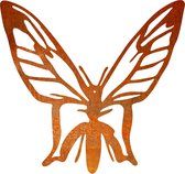 Vlinder 12 - silhouet van cortenstaal
