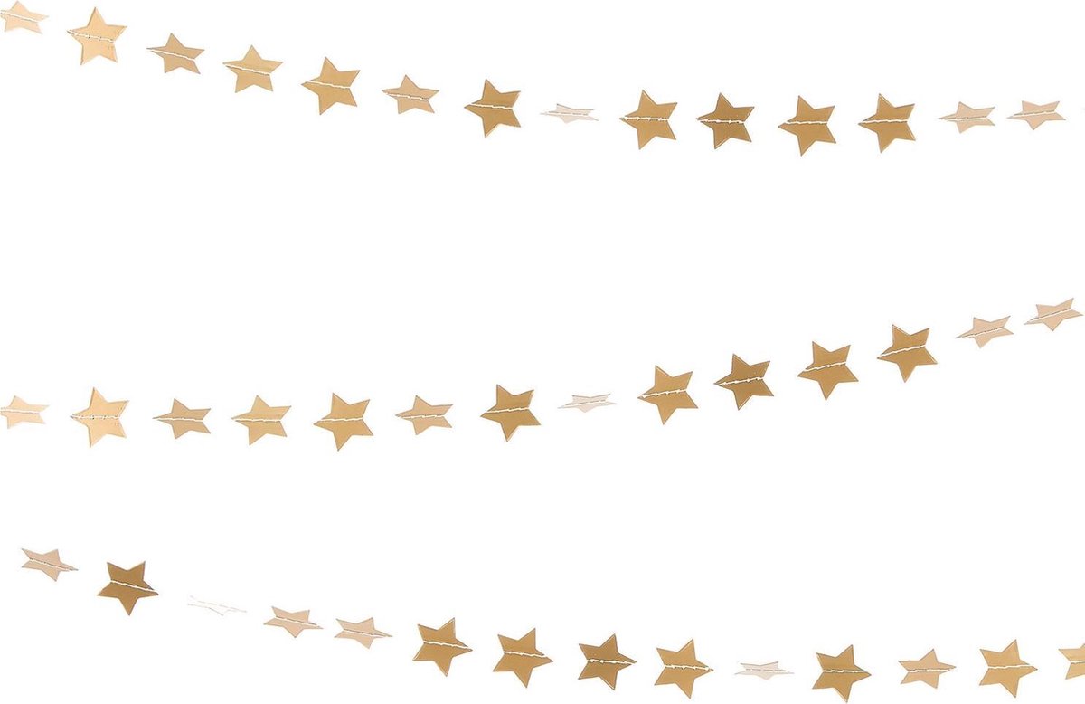 PARTYPRO - Gouden mini sterrenslinger