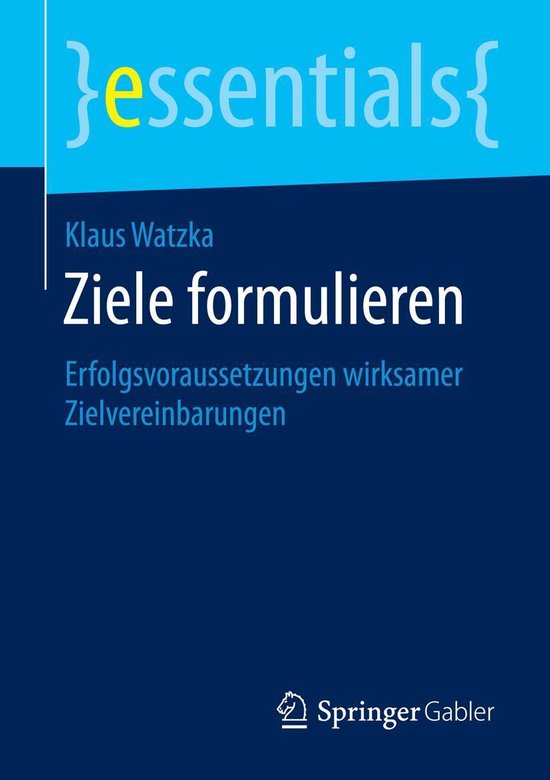 essentials - Ziele formulieren - cover