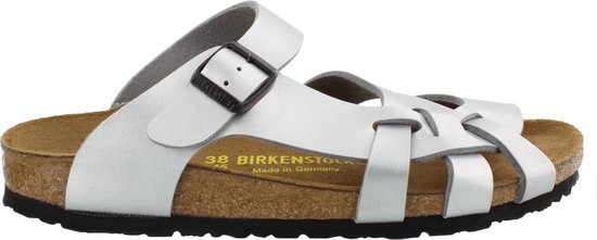 Birkenstock Pisa - Slippers - Vrouwen - zilver - Maat 41 | bol.com