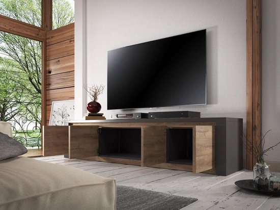 Timoteo - TV-Meubel - Eiken - 167x40x56 cm