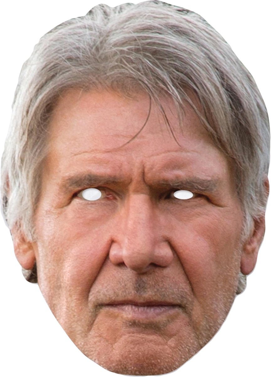 RUBIES FRANCE - Kartonnen Star Wars Han Solo masker - Maskers > Half maskers
