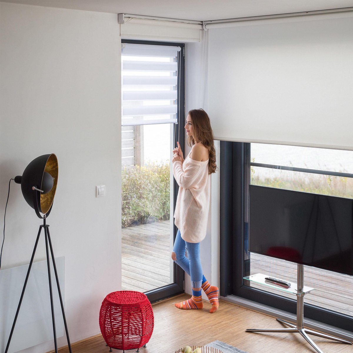 Rolgordijn - 66 x 156 cm - lichtdoorlatend – foto 5
