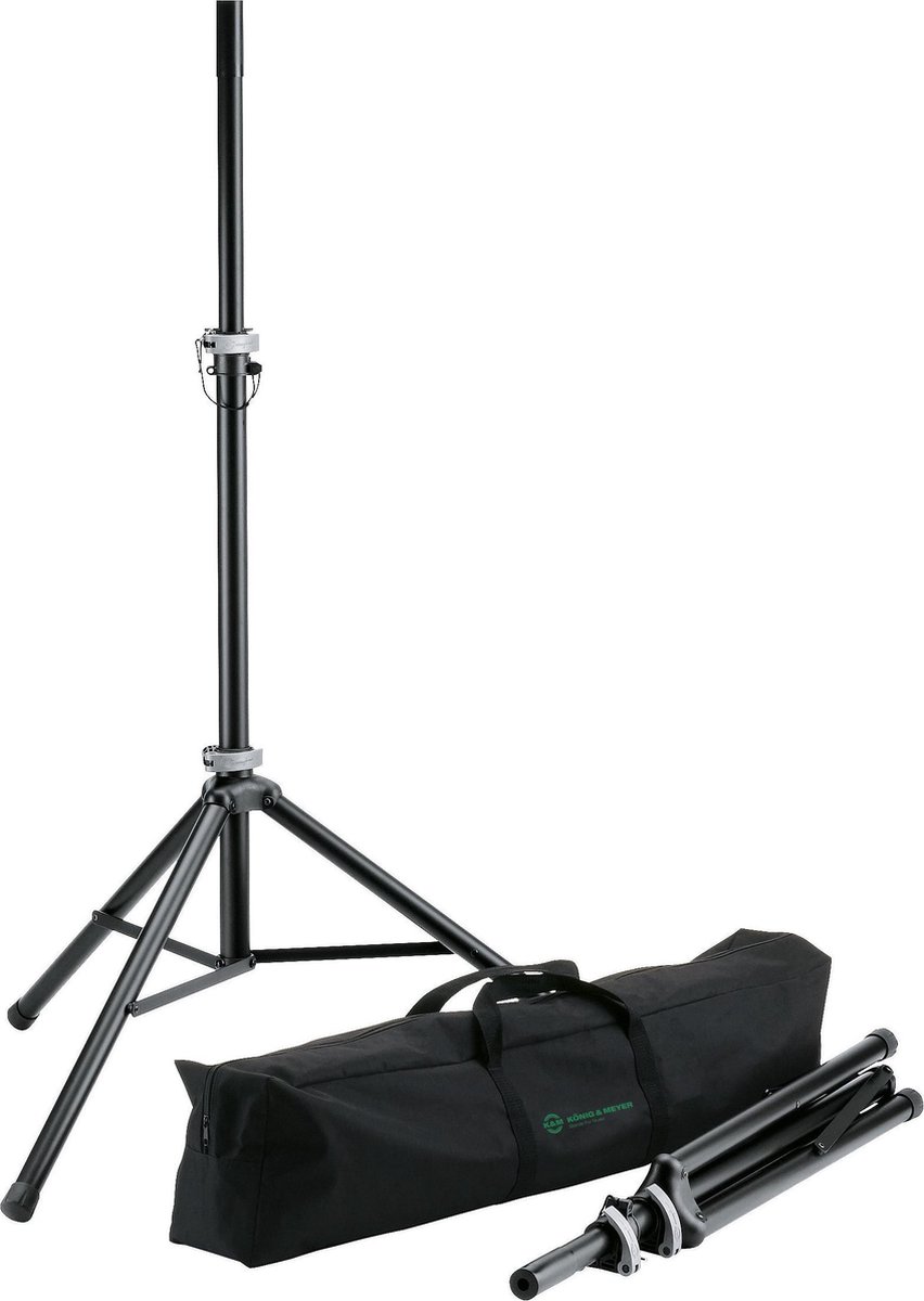 König & Meyer 21459 Boxenstatieven im Set 2 statieven + tas - Luispreker standaard