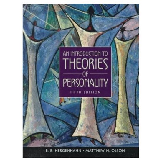 An Introduction to Theories of Personality - cover