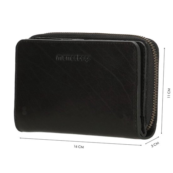 Micmacbags Golden Gate Portemonnee zwart bol
