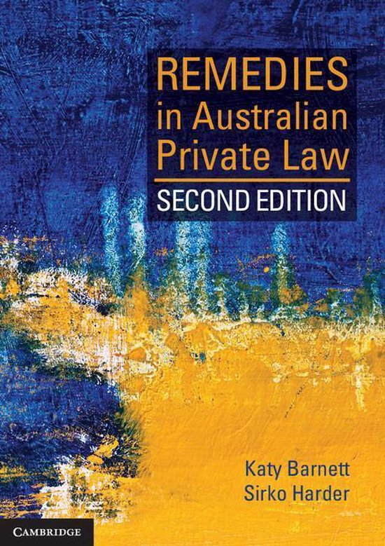 Remedies in Australian Private Law - cover