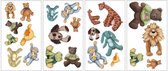 RoomMates Muursticker Knuffeldieren - Multi