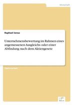 Unternehmensbewertung im Rahmen eines angemessenen Ausgleichs oder einer Abfindung nach dem Aktiengesetz