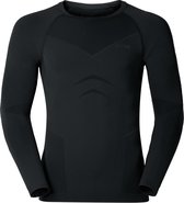 Odlo Evolution Warm - Sportshirt - Heren - Zwart - Maat S