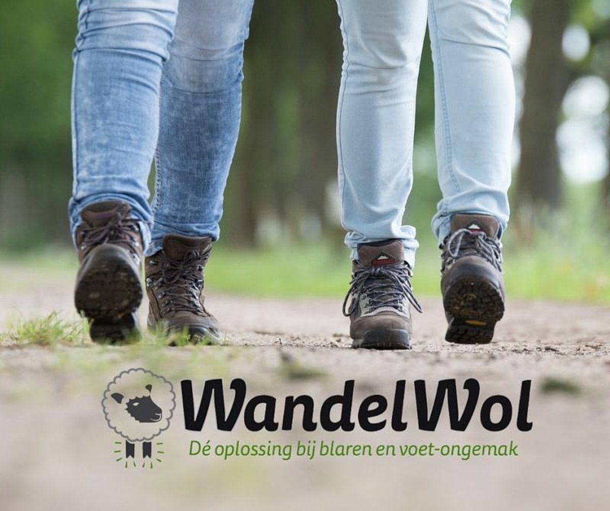 WandelWol 40 gram - De Oplossing bij Blaren en Voet Ongemak - Antidruk & Antiblaar