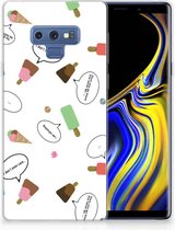 Geschikt voor Samsung Galaxy Note 9 TPU Hoesje Design IJsjes