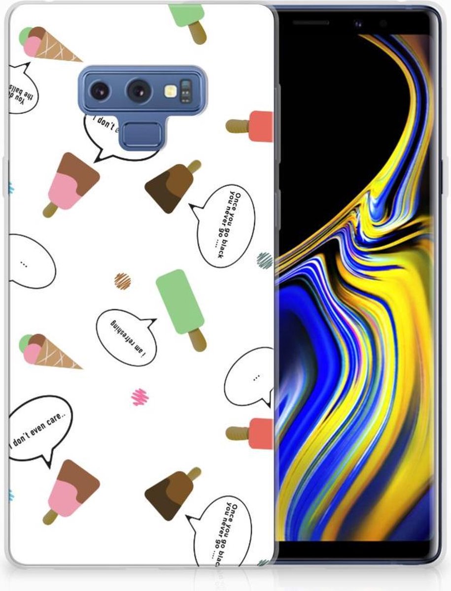 Samsung Galaxy Note 9 Siliconen Case IJsjes