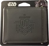 Star Wars Rogue One Empire Death Star Logo Portefeuille en cuir PU