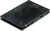 Garzini Magic Wallet Cavare met Card Sleeves RFID Leder Brushed Zwart