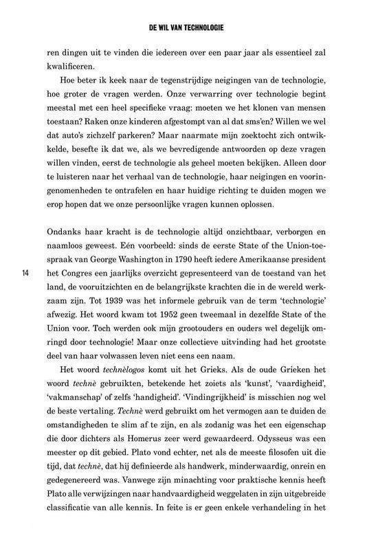 De wil van technologie
