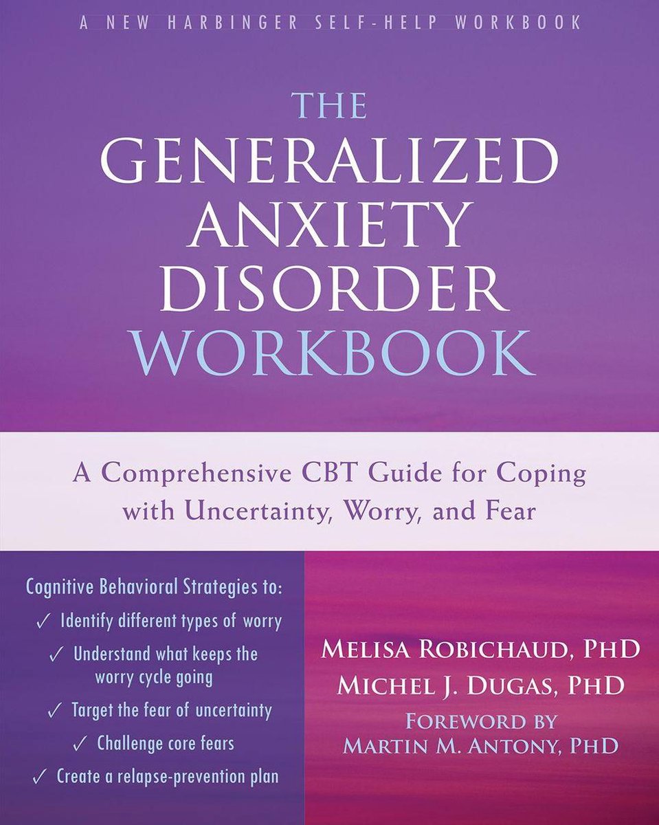 Omslag van The Generalized Anxiety Disorder Workbook