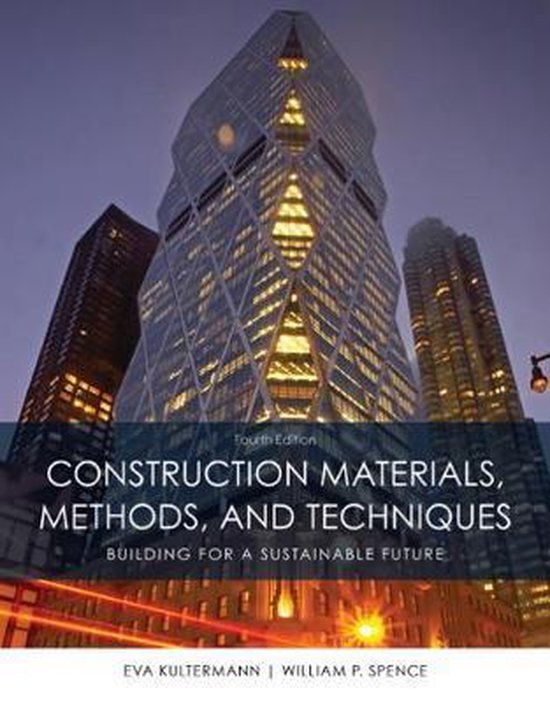Construction Materials, Methods and Techniques 9781305086272 Eva