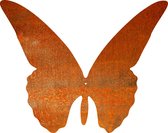 Vlinder 9 - silhouet van cortenstaal